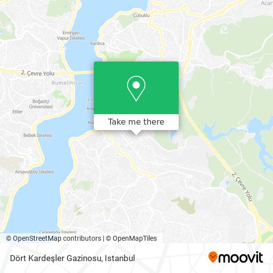 Dört Kardeşler Gazinosu map