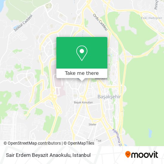 Sair Erdem Beyazit Anaokulu map