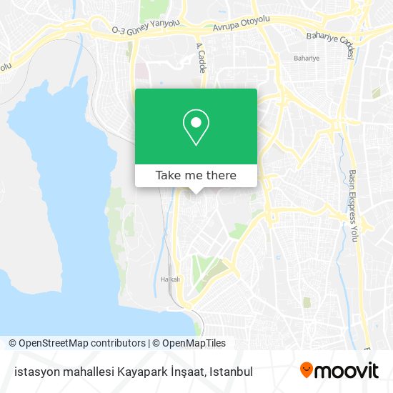 istasyon mahallesi Kayapark İnşaat map