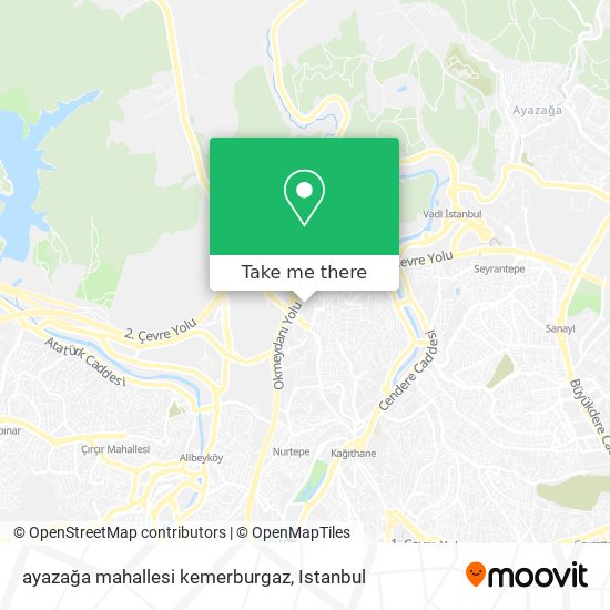 ayazağa mahallesi kemerburgaz map