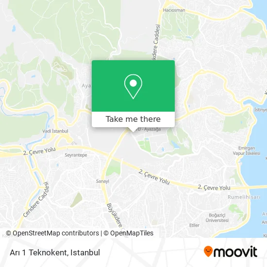 Arı 1 Teknokent map