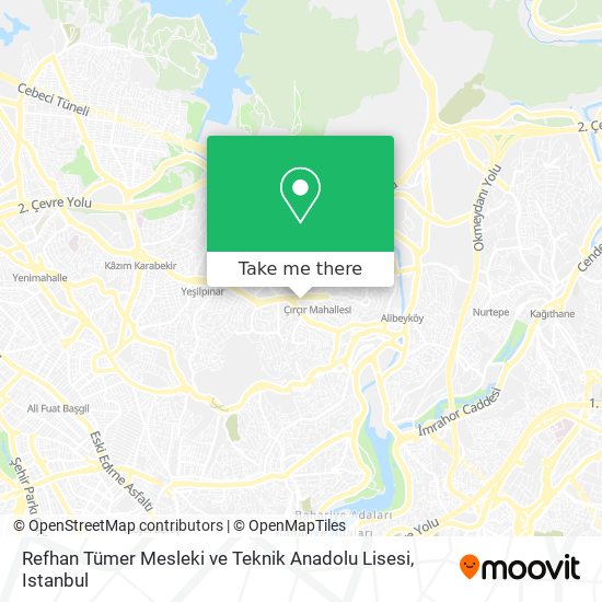 Refhan Tümer Mesleki ve Teknik Anadolu Lisesi map