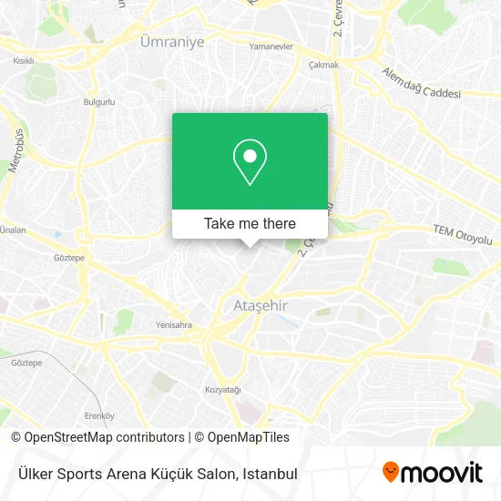 Ülker Sports Arena Küçük Salon map