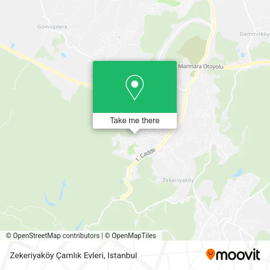 Zekeriyaköy Çamlık Evleri map