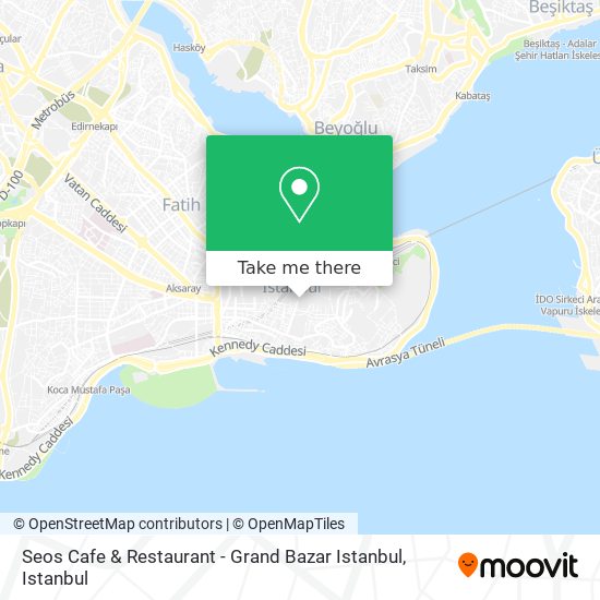Seos Cafe & Restaurant - Grand Bazar Istanbul map