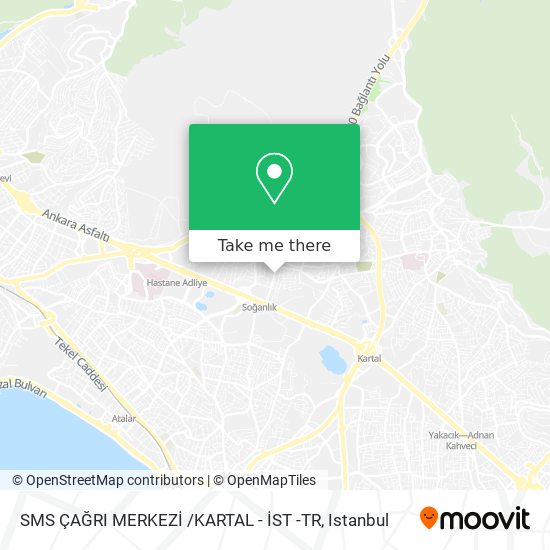 SMS ÇAĞRI MERKEZİ /KARTAL - İST -TR map