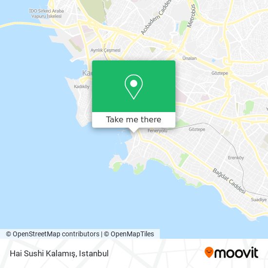 Hai Sushi Kalamış map