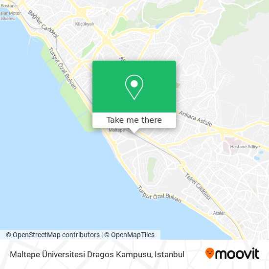 Maltepe Üniversitesi Dragos Kampusu map