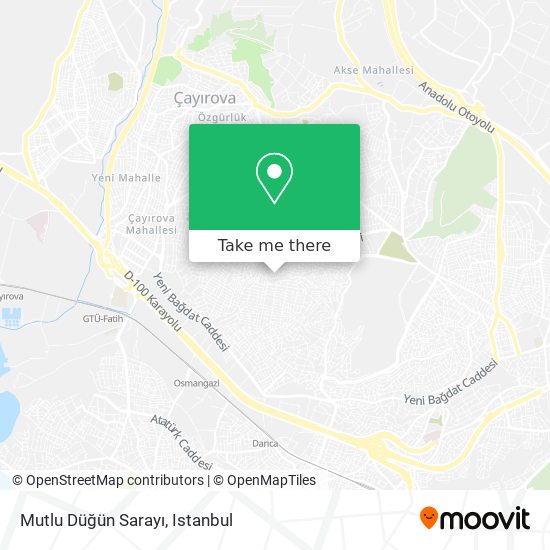 Mutlu Düğün Sarayı map