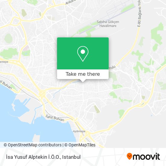 İsa Yusuf Alptekin İ.Ö.O. map