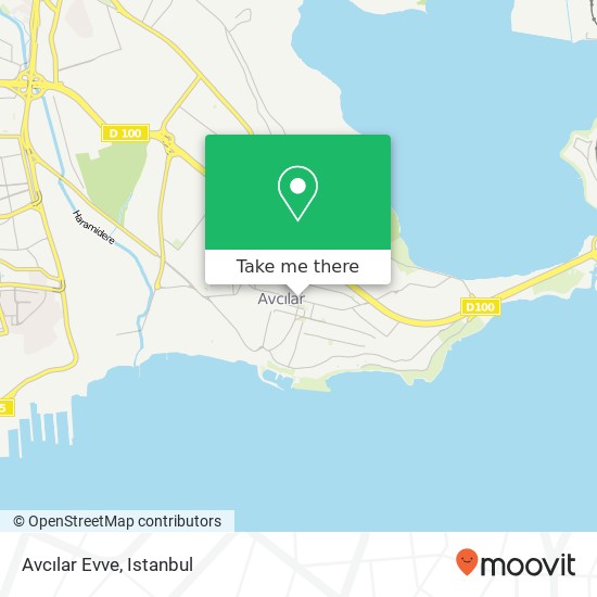 Avcılar Evve map