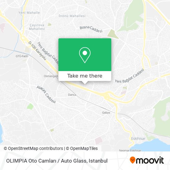 OLIMPIA Oto Camları / Auto Glass map