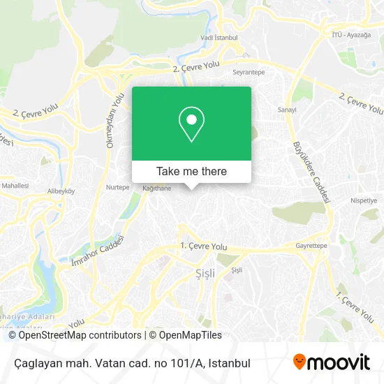 Çaglayan mah. Vatan cad. no 101 / A map