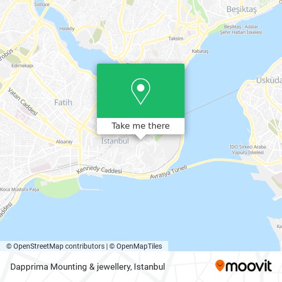 Dapprima Mounting & jewellery map