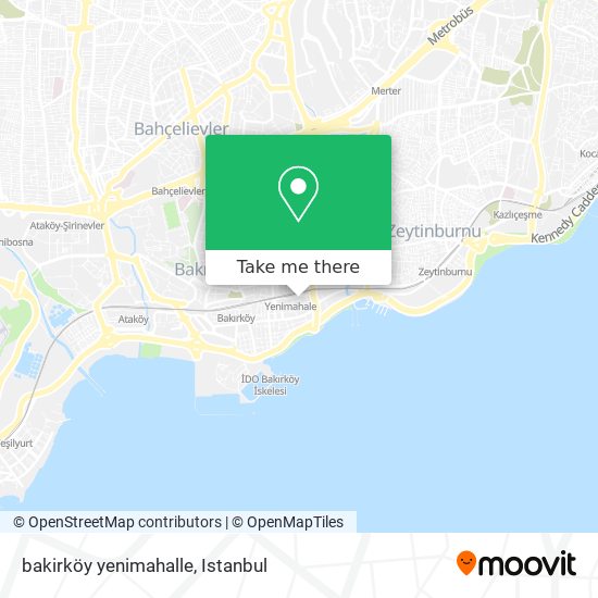 bakirköy yenimahalle map