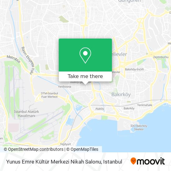 Yunus Emre Kültür Merkezi Nikah Salonu map