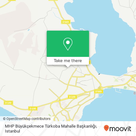 MHP Büyükçekmece Türkoba Mahalle Başkanlığı map