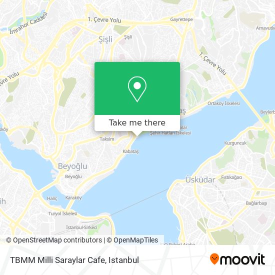 TBMM Milli Saraylar Cafe map