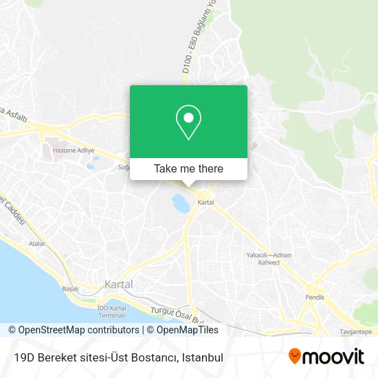 19D Bereket sitesi-Üst Bostancı map