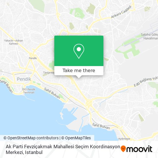 Ak Parti Fevziçakmak Mahallesi Seçim Koordinasyon Merkezi map