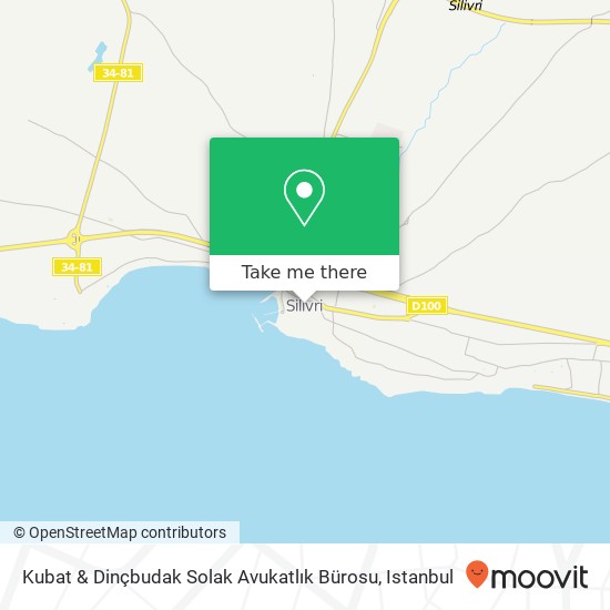 Kubat & Dinçbudak Solak Avukatlık Bürosu map