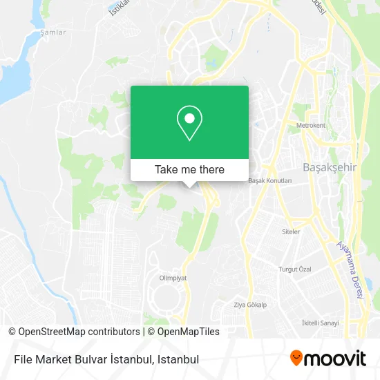 File Market Bulvar İstanbul map