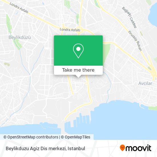 Beylikduzu Agiz Dis merkezi map