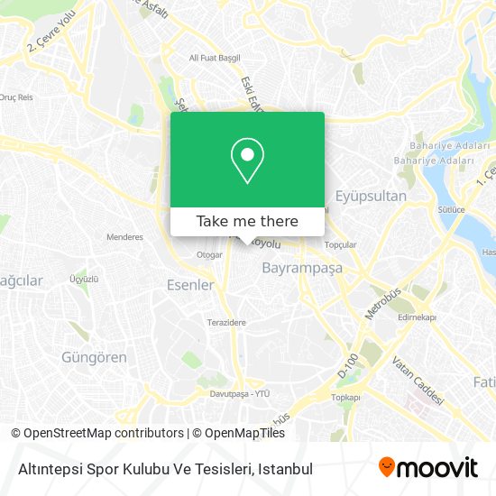 Altıntepsi Spor Kulubu Ve Tesisleri map