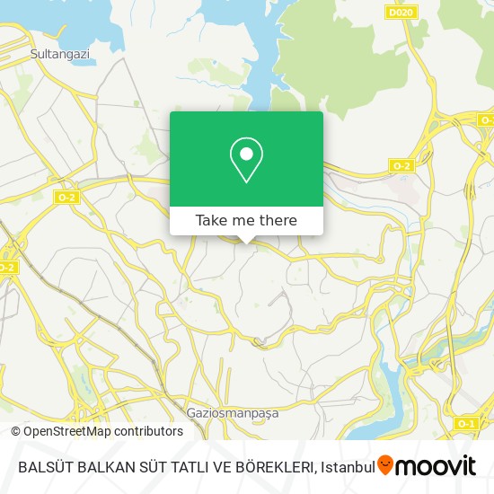 BALSÜT BALKAN SÜT TATLI VE BÖREKLERI map