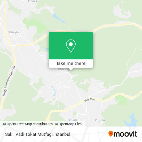 Saklı Vadi Tokat Mutfağı map