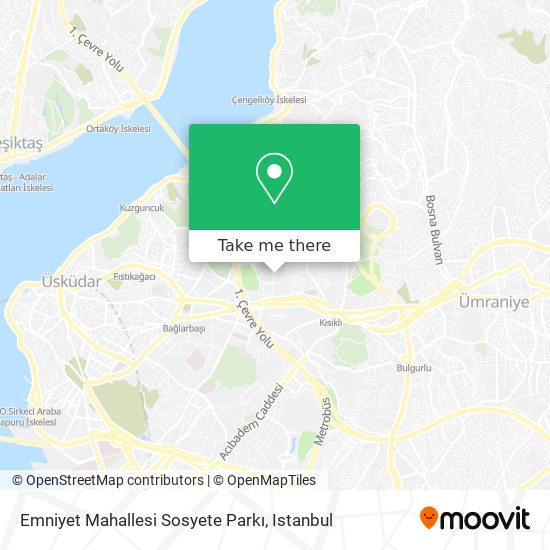 Emniyet Mahallesi Sosyete Parkı map