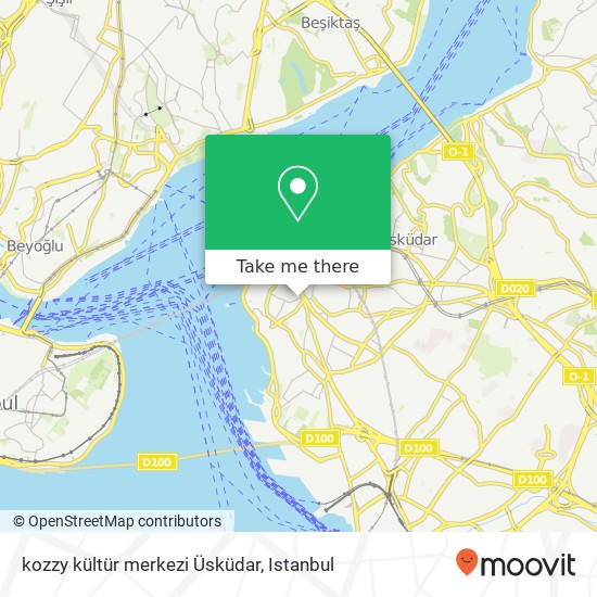 kozzy kültür merkezi Üsküdar map