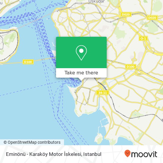 Eminönü - Karaköy Motor İskelesi map