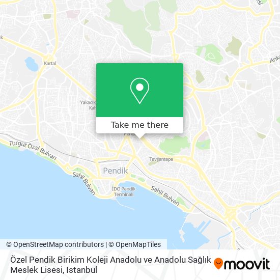 Özel Pendik Birikim Koleji Anadolu ve Anadolu Sağlık Meslek Lisesi map