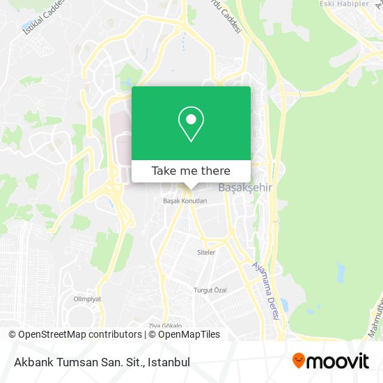 Akbank Tumsan San. Sit. map