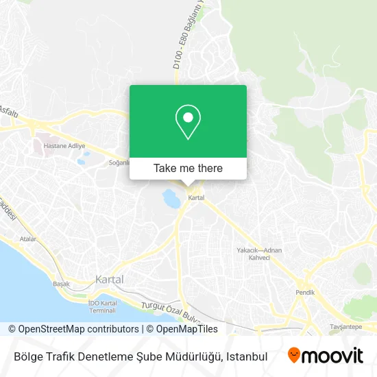 Bölge Trafik Denetleme Şube Müdürlüğü map