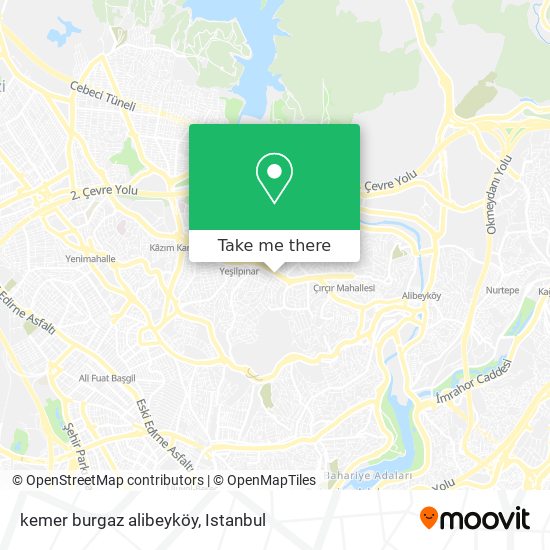 kemer burgaz alibeyköy map