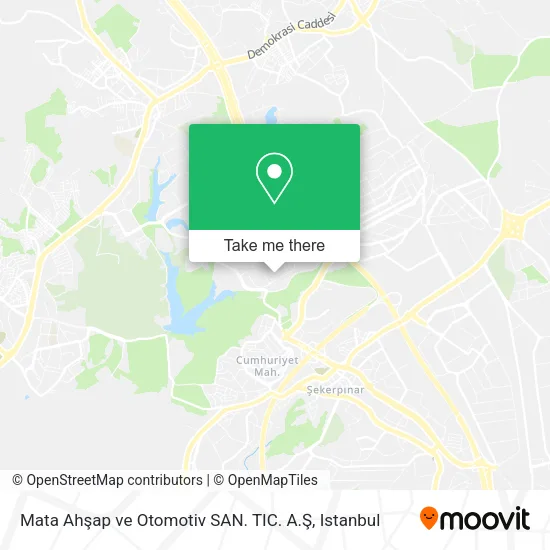 Mata Ahşap ve Otomotiv SAN. TIC. A.Ş map