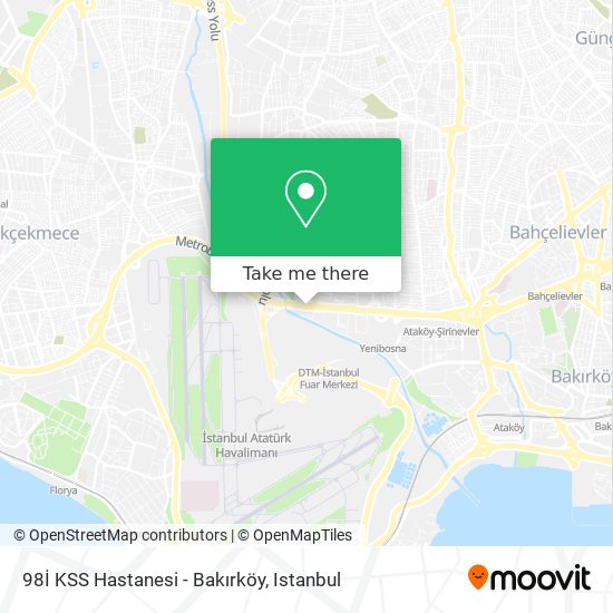 98İ KSS Hastanesi - Bakırköy map