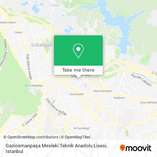 Gaziosmanpaşa Mesleki Teknik Anadolu Lisesi map