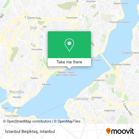 İstanbul Beşiktaş map