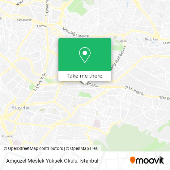 Adıgüzel Meslek Yüksek Okulu map