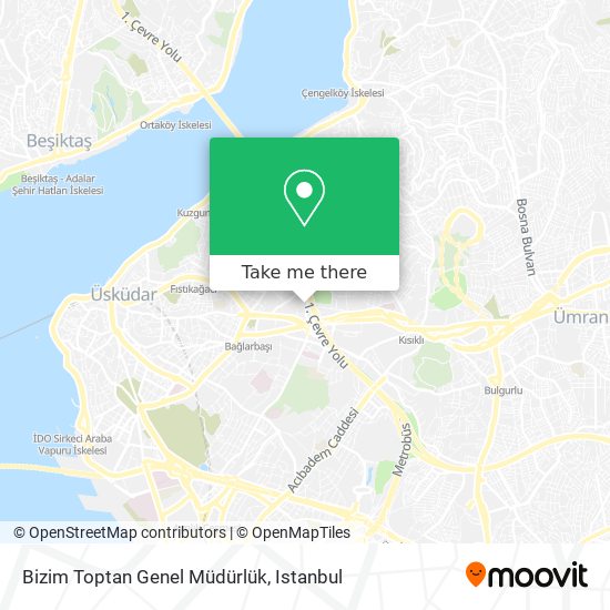 Bizim Toptan Genel Müdürlük map