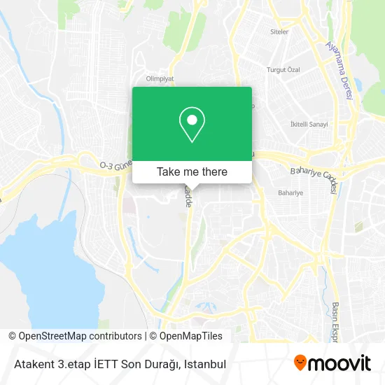 Atakent 3.etap İETT Son Durağı map