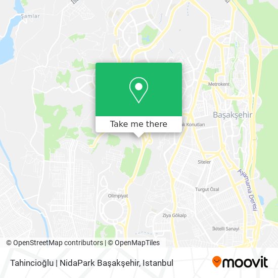 Tahincioğlu | NidaPark Başakşehir map