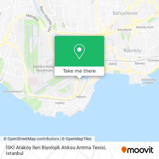 İSKİ Ataköy İleri Biyolojik Atıksu Arıtma Tesisi map