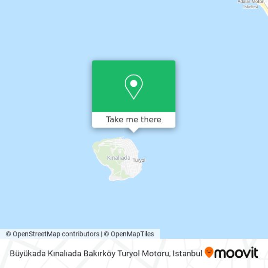 Büyükada Kınalıada Bakırköy Turyol Motoru map