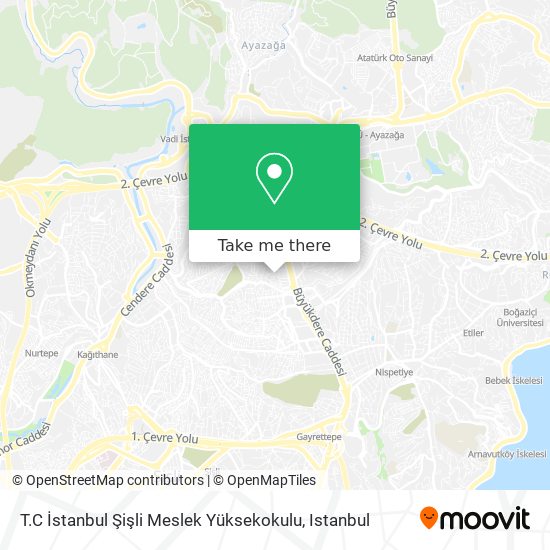 T.C İstanbul Şişli Meslek Yüksekokulu map