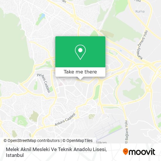 Melek Aknil Mesleki Ve Teknik Anadolu Lisesi map