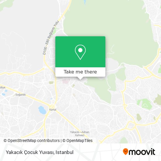 Yakacık Çocuk Yuvası map